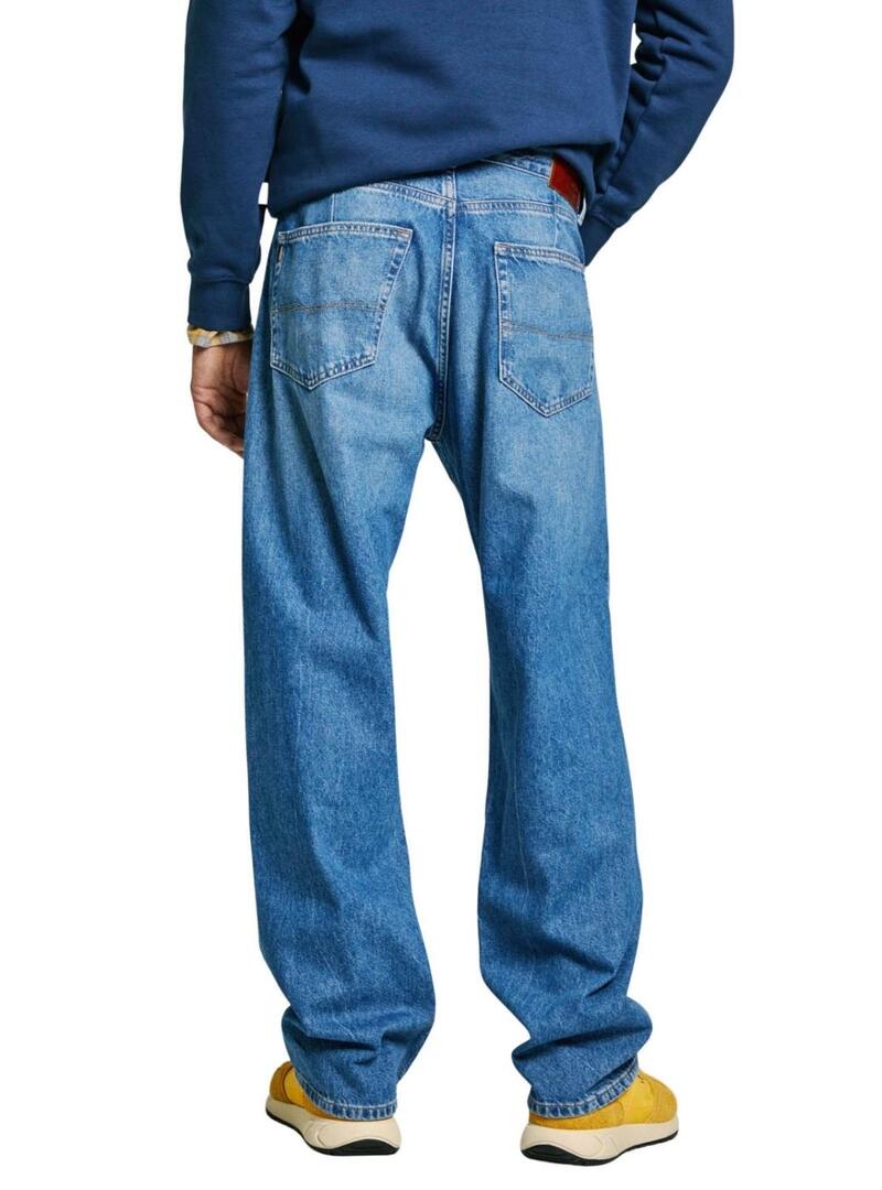 Pantaloni in jeans Pepe Jeans Straight 73 blu per uomo.