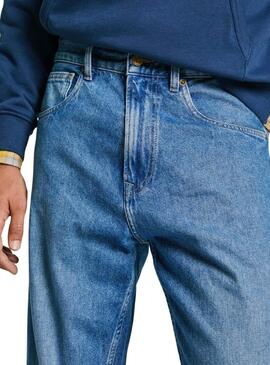 Pantaloni in jeans Pepe Jeans Straight 73 blu per uomo.