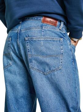 Pantaloni in jeans Pepe Jeans Straight 73 blu per uomo.