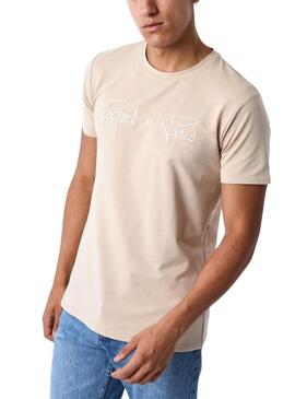 Maglietta Project x Paris Logo beige per uomo