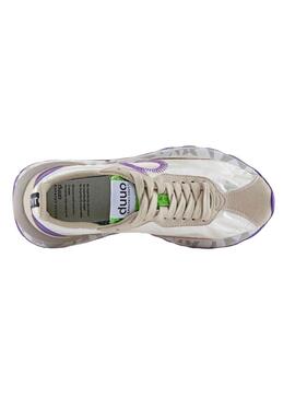 Sneakers Duuo Sensei Metallico Bianco per Donna