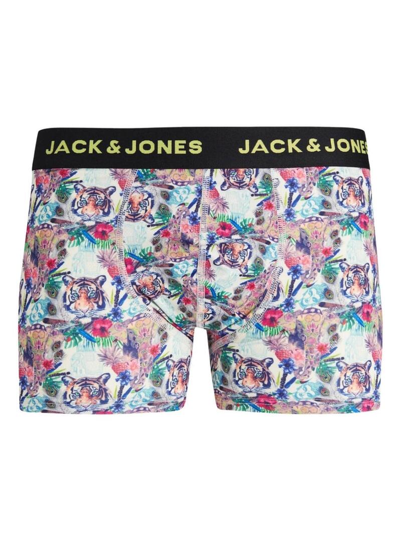 Slip Jack and Jones Tiger Multicolor Per Uomo