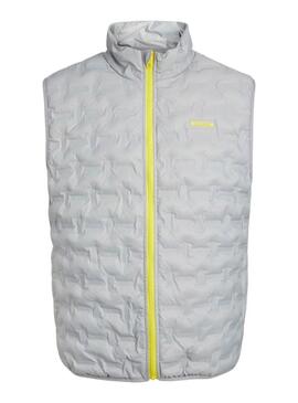 Gilet Jack and Jones Ozzy Grigio per Uomo