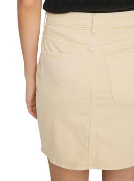 Gonna Vila Vikaja Denim Beige per Donna