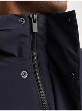 Parka Jack and Jones Ekeen blu navy per uomo