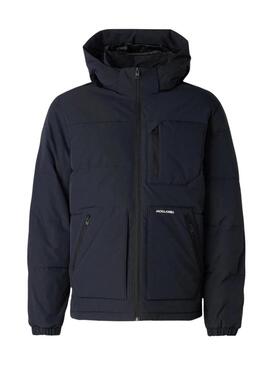 Giacca trapuntata Jack and Jones Eotto blu marino per uomo