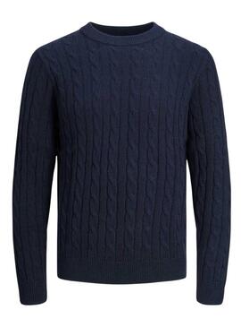 Maglia Jack and Jones Eross blu navy per uomo