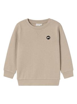 Felpa Name It Vimo per bambini beige