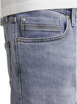 Bermudas Jack and Jones Chris Wood in denim chiaro per uomo