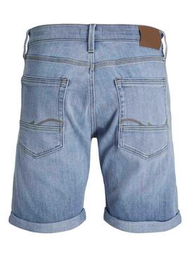 Bermudas Jack and Jones Chris Wood in denim chiaro per uomo