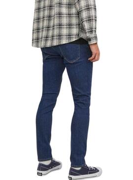 Pantaloni in denim scuro Jack and Jones Gleen per uomo.