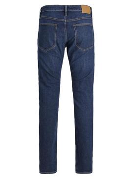 Pantaloni in denim scuro Jack and Jones Gleen per uomo.