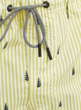 Costume da bagno Jack and Jones Fiji giallo per uomo