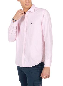 Camicia El Pulpo Micro-righe Rosa Per Uomo