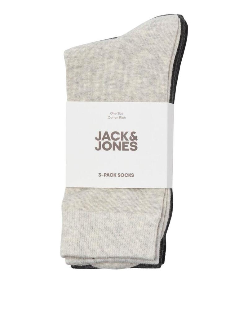 Confezione da 3 calzini Jack and Jones Rafael per uomo.