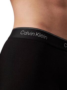 Pacco da 3 boxer Calvin Klein neri e rossi per uomo.