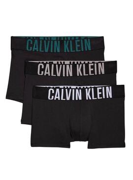 Confezioni 3 boxer Calvin Klein Logo a contrasto nero per uomo