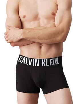 Confezioni 3 boxer Calvin Klein Logo a contrasto nero per uomo