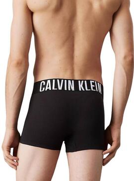 Confezioni 3 boxer Calvin Klein Logo a contrasto nero per uomo