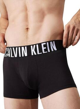 Confezioni 3 boxer Calvin Klein Logo a contrasto nero per uomo