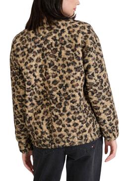 Giacca Naf Naf leopardata per donna