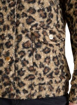 Giacca Naf Naf leopardata per donna