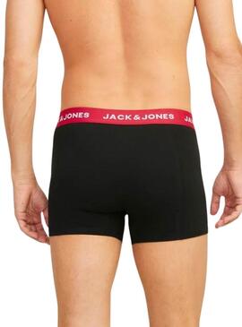 Pacchetto da 3 boxer Jack and Jones Joe neri per uomo