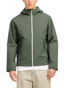 Giacca antivento Jack and Jones Adam verde per uomo