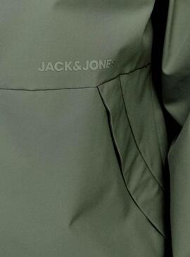 Giacca antivento Jack and Jones Adam verde per uomo