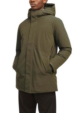 Parka Jack and Jones Ekeen verde per uomo