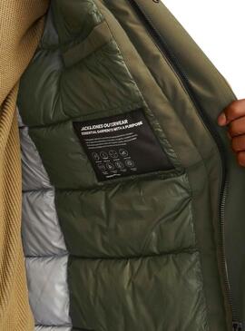 Parka Jack and Jones Ekeen verde per uomo