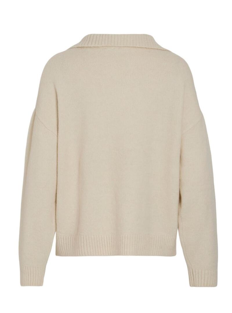 Maglione Vila Visaltina beige per donna