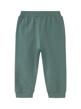 Jogger Name It Nayel Mickey verde per bambino