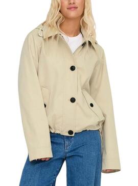 Parka Only Norma beige per donna