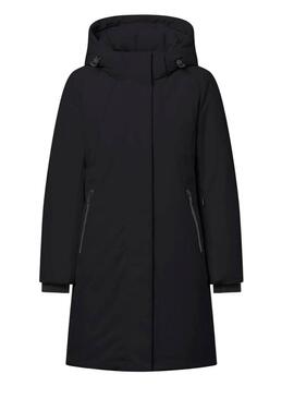 Parka Ecoalf Glamouralf nera per donna