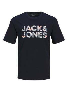 Maglietta Jack and Jones Bryan blu scuro per uomo