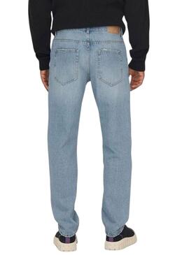 Pantaloni in denim Only and Sons Sedge per uomo.