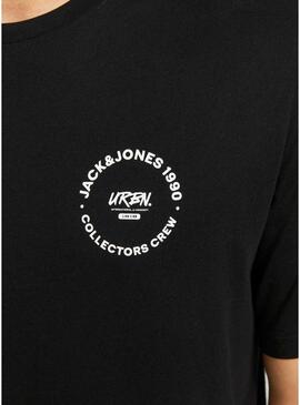 Maglietta Jack and Jones Simon nera per uomo