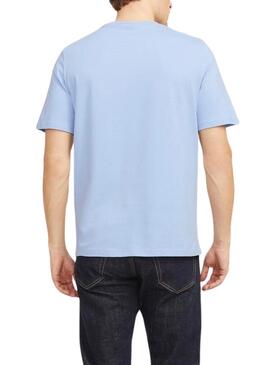 Maglietta Jack and Jones Simon blu per uomo