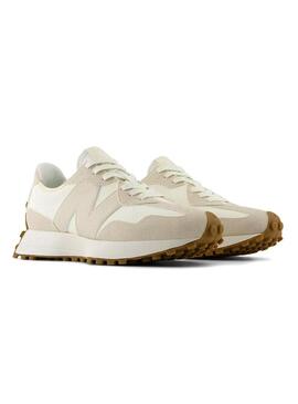 Sneakers New Balance W327 beige per donna