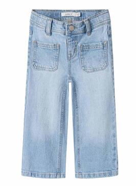 Pantaloni in denim Name It Salli chiari per ragazze.