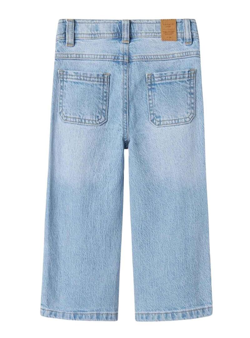 Pantaloni in denim Name It Salli chiari per ragazze.