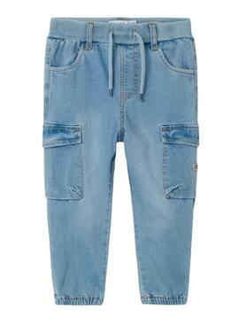 Pantaloni in denim Name It Ben Baggy cargo per bambino