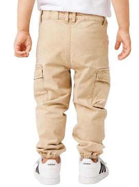 Pantaloni Name It Ben Cargo color tostato per bambino