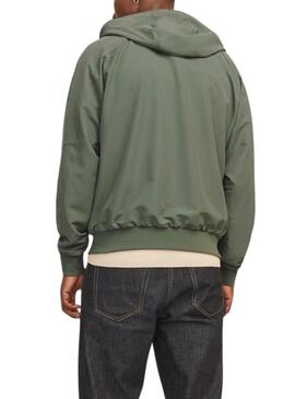 Giubbotto Jack and Jones Eaxon verde per uomo