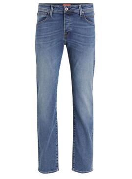 Pantaloni in denim Jack and Jones Glenn blu per uomo