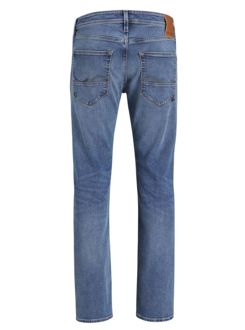 Pantaloni in denim Jack and Jones Glenn blu per uomo