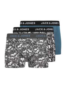 Pacco di boxer Jack and Jones Damon multicolore per uomo