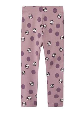 Legging Name It Demi Minnie rosa per bambina