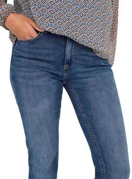 Pantaloni in denim a zampa mid Only Blush per donna